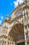 Seville cathedral facade in Constitucion Spain