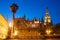 Seville cathedral sunset and Giralda Sevilla