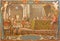 Seville - fresco of scene as Emperor Constantine speak on the council in Nicaea (325) in church Hospital de los Venerables