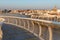 Seville, Panorama view from the top of the Space Metropol Parasol Setas de Sevilla june 2018