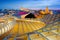 Seville, Spain - February 15, 2017: Cityscape from the top of the Metropol Parasol. This structure, known as `The mushroom`, has b