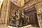 Seville, Spain - January 13, 2019: Tomb of  Cristobal Colon in the cathedral in Seville, Andalucia, Spain
