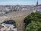 Seville, Spain.   Panorama view from the top of the Space Metropol Parasol Setas de Sevilla