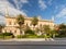 Seville, Spain. View of the marketplace historical architecture