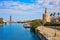 Seville Torre del Oro tower in Sevilla Spain