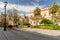 Seville, view of the marketplace historical architecture