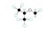 sevoflurane molecule, structural chemical formula, ball-and-stick model, isolated image sevorane