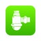 Sewage siphon icon green