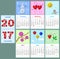 Sewing calendar 2017