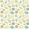 Sewing And Needlework Seamless Pattern Vector