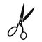 Sewing scissors icon, simple style