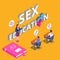 Sex Education Isometric Concept