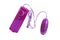 Sex toy purple vibrator egg on white