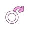 Sexual dysfunction RGB color icon