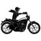 Sexy Girl and Vintage Motorcycle - Chopper, Classic Bike, Clipart, Vector Silhouette