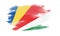 Seychelles flag brush stroke, national flag