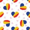 Seychelles independence day seamless pattern.