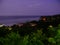 Seychelles, Indian Ocean, Mahe Island, salt point bay at night