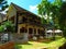 Seychelles, Mahe island, city of Victoria, heart in front of the National Museum of History