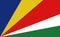 Seychelles national flag in exact proportions - Vector