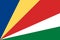 Seychelles national flag. Official flag of Seychelles accurate colors