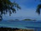 Seychelles, Praslin Island, Grand Anse beach, view of the Cousin Cousine Islands