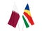 Seychelles and Qatar flags