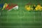 Seychelles vs Ghana Soccer Match, national colors, national flags, soccer field, football game, Copy space