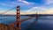 SF Golden Gate Bridge at sunset