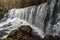 Sgwd Isaf Clun-Gwyn waterfall. On the river Afon Mellte South Wa