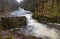 Sgwd y Bedol waterfall. On the river Nedd Fechan South Wales, UK