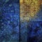Shabby blue and golden abstract background