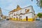 The shabby buildings in old Jerez, Spain