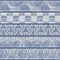 Shabby chic french grey blue linen patchwork stripe. Grunge washed out vintage patched textile effect. Country style