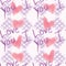 Shabby Chic I Love You Pattern