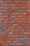 Shabby chic old red brick wall with attractive weathered patina