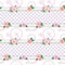 Shabby chic textile pattern background. Girly. Different fabric pieces collage, decorated with lace and roses. Raster