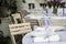 Shabby chic wedding table