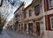 Shabby facades of old townhouses, along the Paco da Rainha, in the Arroios district, Lisbon, Portugal