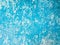 Shabby flaky blue paint background abstract design