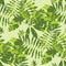 Shabby jungle camouflage seamless pattern.