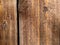 Shabby worn board or scratched wood panel for your retro background. Uneven wooden surface of the door. Vintage art texture for