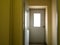 Shabby yellow interior inside apartment house