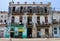 Shaby, poor and broken building in the downtown of Havana.