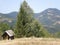 Shack above Drina river