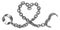 Shackles Metal Heart Shape