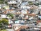 Shacks in the favellas,a poor neighborhood in Sao Paulo, big city in brazil