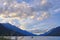 Shades of blue.  Late evening on Buttle Lake, Strathcona, BC