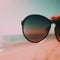 Shades of Serenity Sun-kissed Beach Vibes Through the Lens of Sunglasses