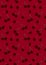 Shadow of cherry fruits seamless pattern on red background, Red fruits berry pattern.